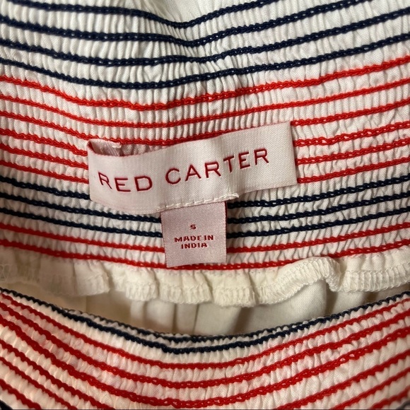 Red Carter Marilyn Dress Off The Shoulder Mini Dress Size Small Rickrack - Picture 6 of 7